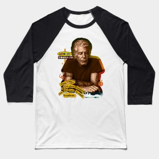 Anthony Bourdain Baseball T-Shirt